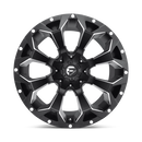 17x9 Fuel Off-Road D546 Assault Matte Black Milled 5x139.7 ET1 CB110.1 Wheel Rim