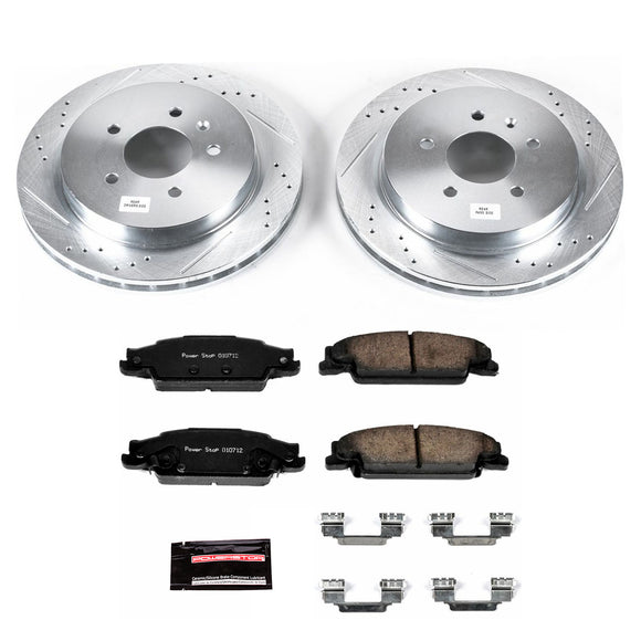 PowerStop Z23 Daily Driver Carbon-Fiber Ceramic Brake Pad and Drilled & Slotted