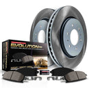 PowerStop Semi-Coated Rotor and Low-Dust Ceramic Brake Pad Kit
