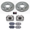 PowerStop OE Stock Replacement Low-Dust Ceramic Brake Pad, Rotor and Caliper Kit