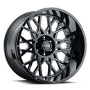 20x12 Vision 412 Rocker Gloss Black Wheel 6x139.7 ET-51 CB106.2