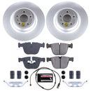 PowerStop Genuine Geomet Coated Rotor and Carbon-Fiber Ceramic Brake Pad Kit