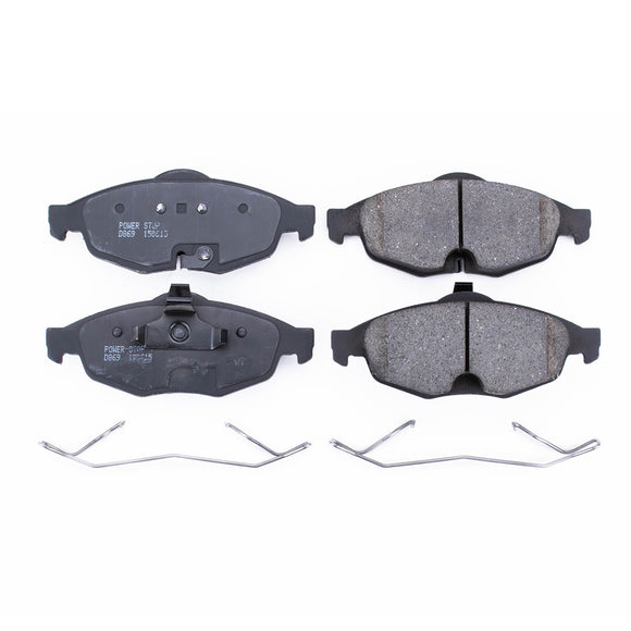 PowerStop Z17 Evolution Ceramic Brake Pads With Hardware
