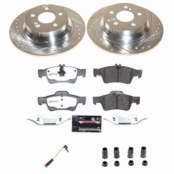 Z26 Street Performance Ceramic Brake Pad and Drilled & Slotted Rotor Kit