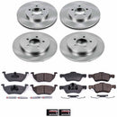 PowerStop OE Stock Replacement Low-Dust Ceramic Brake Pad and Rotor Kit