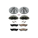 PowerStop OE Stock Replacement Low-Dust Ceramic Brake Pad, Rotor and Caliper Kit