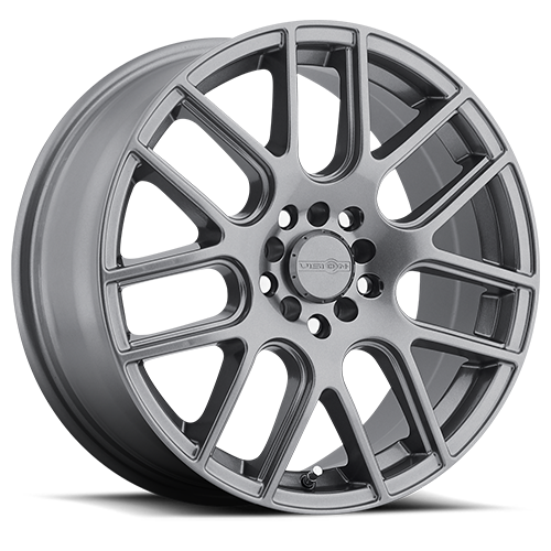 15x6.5 Vision 426H Cross Gunmetal 5x108 5x114.3 5x4.25 5x4.5 ET38 Wheel
