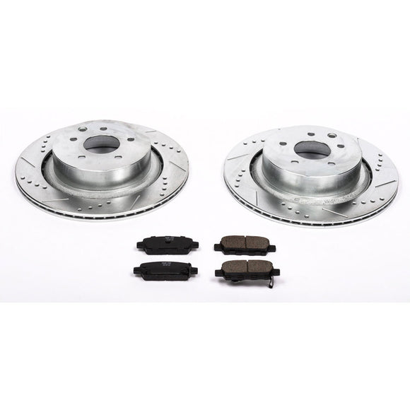 PowerStop Z23 Daily Driver Carbon-Fiber Ceramic Brake Pad and Drilled & Slotted