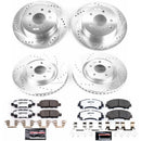PowerStop Z26 Street Performance Ceramic Brake Pad and Drilled & Slotted Rotor K
