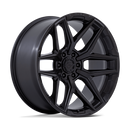 18x9 Fuel Off-Road FLUX Black Wheel 6x135 ET1 CB87.1