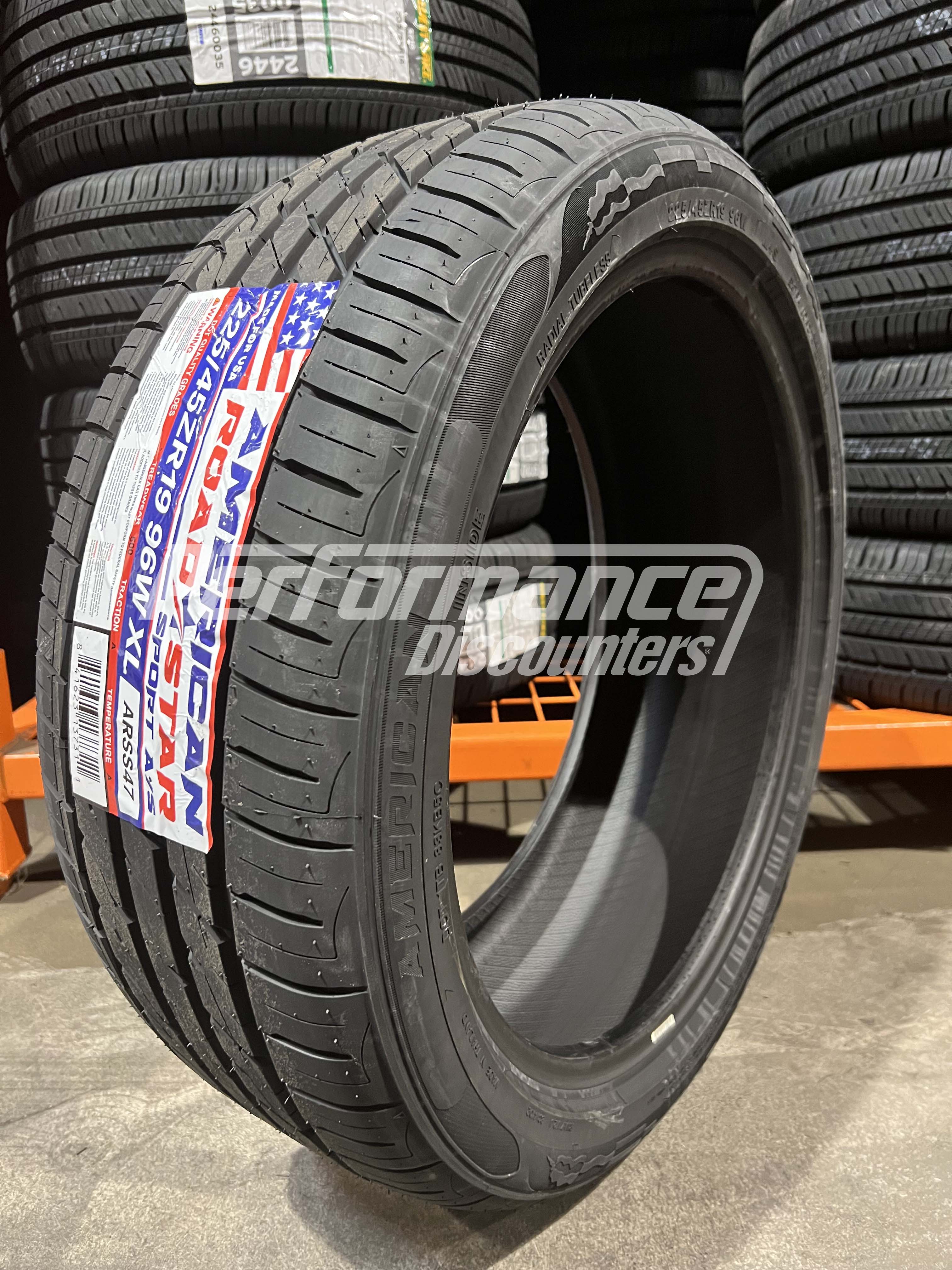 American Roadstar Sport A/S Tire(s) 225/45R19 96W SL BSW 225 45 19 2254519