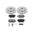 PowerStop OE Stock Replacement Low-Dust Ceramic Brake Pad and Rotor Kit