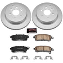 PowerStop Genuine Geomet Coated Rotor and Low-Dust Ceramic Brake Pad Kit