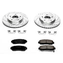PowerStop Z23 Daily Driver Carbon-Fiber Ceramic Brake Pad and Drilled & Slotted