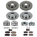 PowerStop OE Stock Replacement Low-Dust Ceramic Brake Pad, Rotor and Caliper Kit