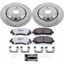 PowerStop Z36 Carbon-Fiber Ceramic Brake Pad with Drilled and Slotted Rotor Kit