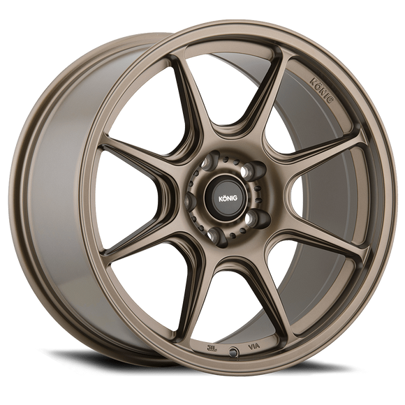 17x8 Konig Lockout Matte Bronze 4x108 4x4.25 ET40 Wheel Rim