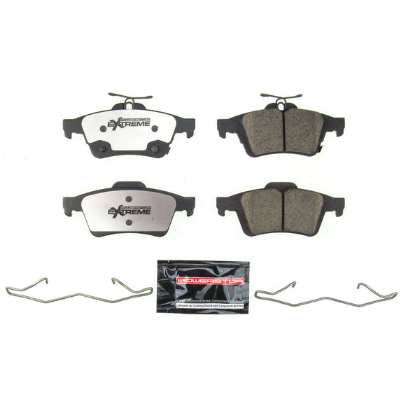 PowerStop Z26 Street Performance Carbon-Fiber Ceramic Brake Pads With Hardware