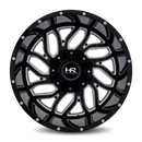 20x12 Hardrock Destroyer Gloss Black Milled 5x127/139.7 ET-51 wheel/rim-1