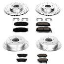 PowerStop Z23 Daily Driver Carbon-Fiber Ceramic Brake Pad and Drilled & Slotted