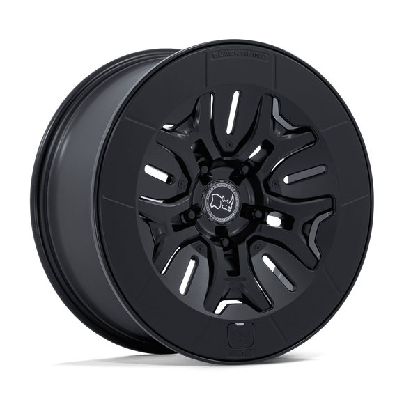20x8.5 Black Rhino BR406 Rockledge Matte Black 5x139.7 ET35 CB64.15 Wheel Rim