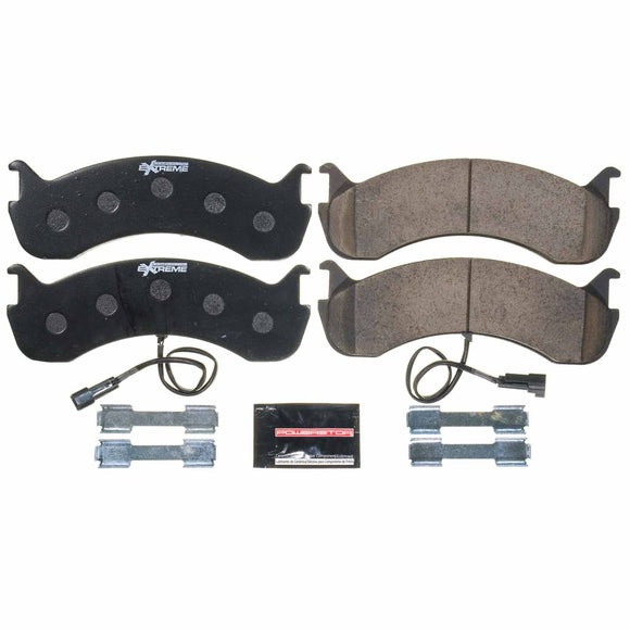 PowerStop Z36 Truck And Tow Carbon-Fiber Ceramic Brake Pads With Hardware