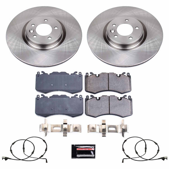 PowerStop OE Stock Replacement Low-Dust Ceramic Brake Pad and Rotor Kit