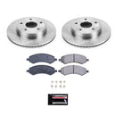 PowerStop OE Stock Replacement Low-Dust Ceramic Brake Pad and Rotor Kit