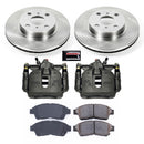 PowerStop OE Stock Replacement Low-Dust Ceramic Brake Pad, Rotor and Caliper Kit