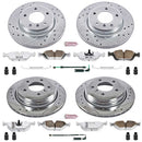 PowerStop Z26 Street Performance Ceramic Brake Pad and Drilled & Slotted Rotor K