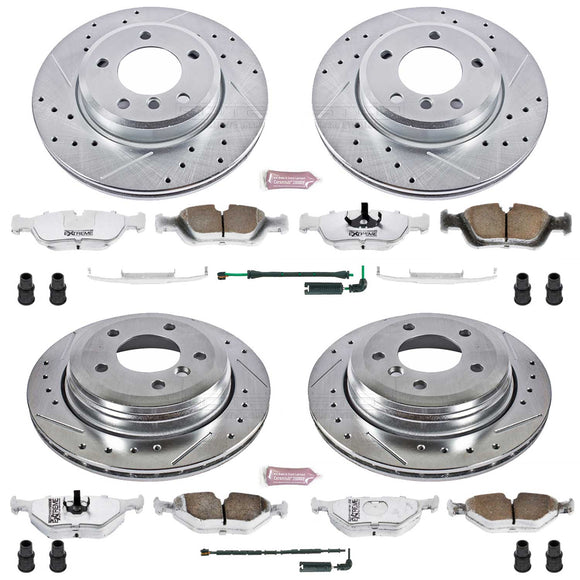 PowerStop Z26 Street Performance Ceramic Brake Pad and Drilled & Slotted Rotor K