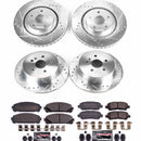 PowerStop Z23 Daily Driver Carbon-Fiber Ceramic Brake Pad and Drilled & Slotted