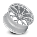 20x10 Dolce Performance ARIA Gloss Silver Machined Face Wheel 5x120 ET40 CB72.56