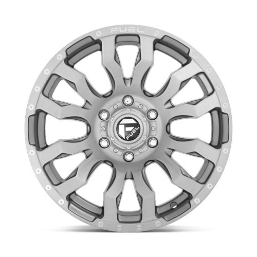 22x10 Fuel Off-Road D693 Blitz Brushed Gunmetal Tinted Clear 5x127 ET-18 Wheel