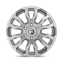 22x10 Fuel Off-Road D693 Blitz Brushed Gunmetal Tinted Clear 5x127 ET-18 Wheel