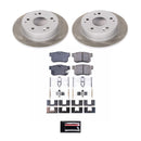 PowerStop Semi-Coated Rotor and Low-Dust Ceramic Brake Pad Kit
