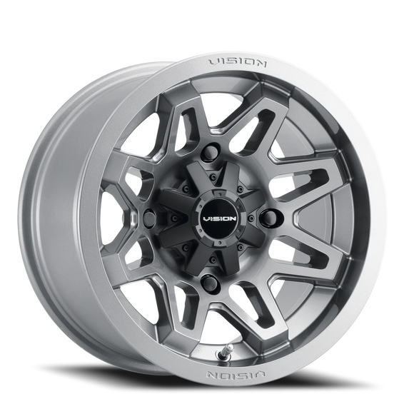 12x8 Vision 416 ATV Gunmetal 4x136 ET-10.2 Wheel Rim