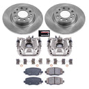 PowerStop OE Stock Replacement Low-Dust Ceramic Brake Pad, Rotor and Caliper Kit
