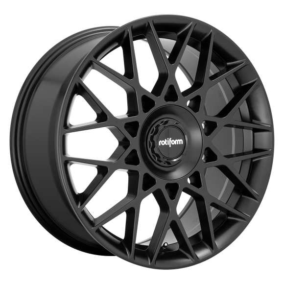 19X8.5 Rotiform R165 BLQ-C Matte Black 5X112/5X120 ET45 wheel/rim