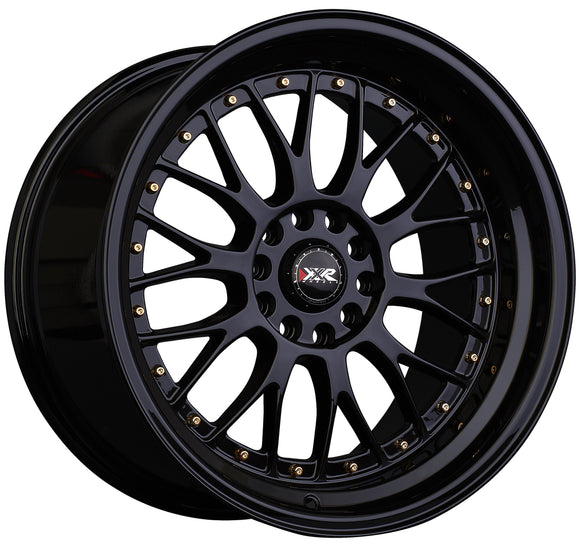 20x10.5 XXR 521 Black / Gold Rivets 5x114.3/120 ET30