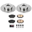 PowerStop OE Stock Replacement Low-Dust Ceramic Brake Pad and Rotor Kit