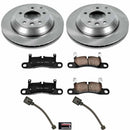 PowerStop OE Stock Replacement Low-Dust Ceramic Brake Pad and Rotor Kit