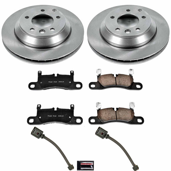 PowerStop OE Stock Replacement Low-Dust Ceramic Brake Pad and Rotor Kit