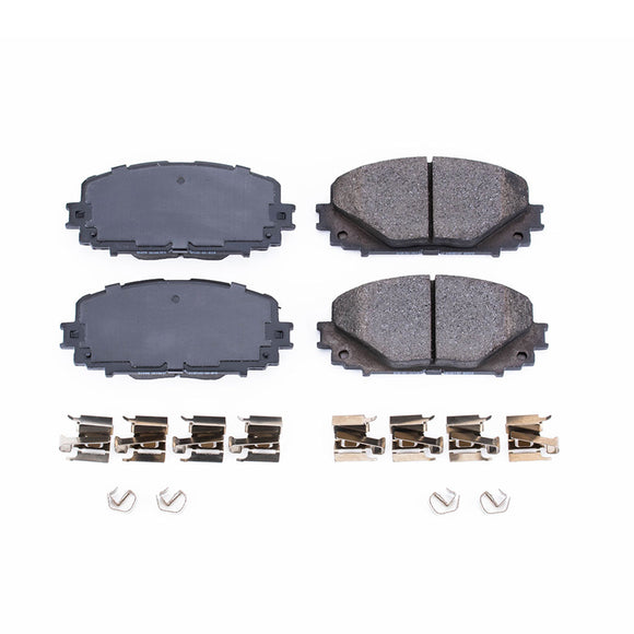 PowerStop Z17 Evolution Ceramic Brake Pads With Hardware