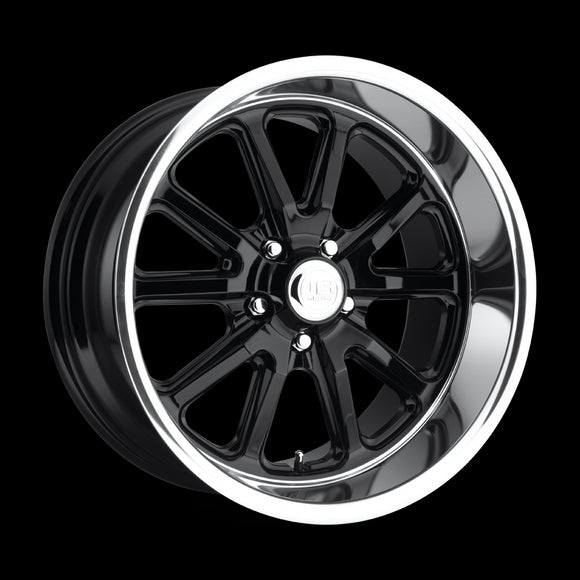 18X8 U.S. Wheel U121 RAMBLER Gloss Black 5X114.3 ET1 wheel/rim