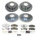 PowerStop Z36 Carbon-Fiber Ceramic Brake Pad with Drilled and Slotted Rotor Kit