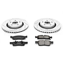 PowerStop Z23 Daily Driver Carbon-Fiber Ceramic Brake Pad and Drilled & Slotted