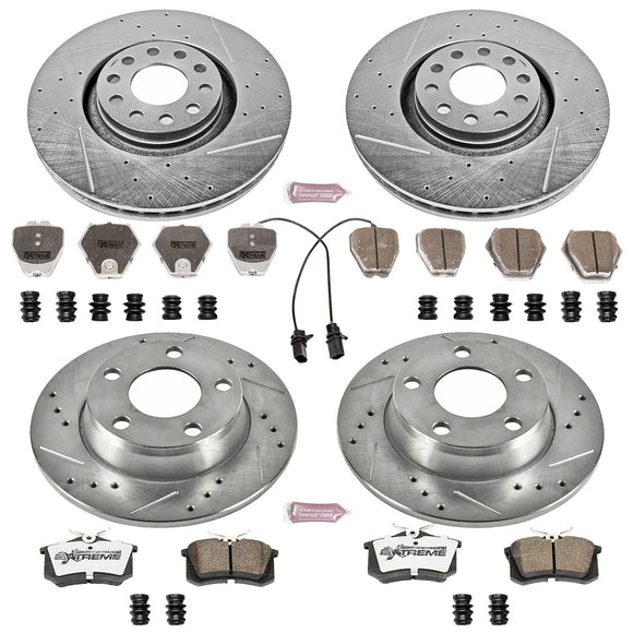 PowerStop Z26 Street Performance Ceramic Brake Pad and Drilled & Slotted Rotor K