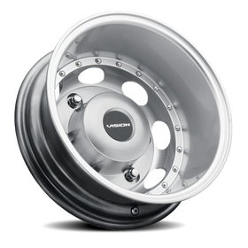 16x5.5 Vision 181Z Hauler Hyper Silver 6x205 ET-126.05 Wheel Rim