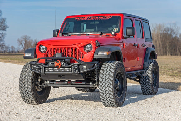 Rough Country 3.5 Inch lift Kit for Jeep Wrangler Unlimited 4WD 24-26
